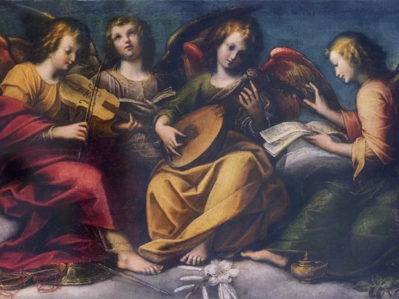 1596-Orsola Caccia - Angeli musicanti